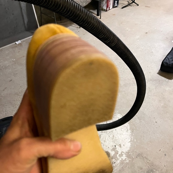 Clarks Original Mustard Suede Woman's Heel Loafer Size 10 - Picture 7 of 9